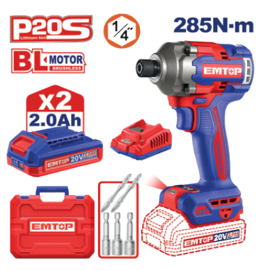 NitroGrip Brushless Cordless Impact Wrench, Ergonomic, High Torque, Portable